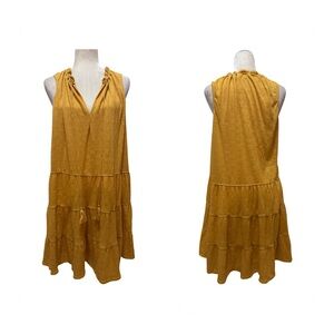 Max Studio mustard yellow dress